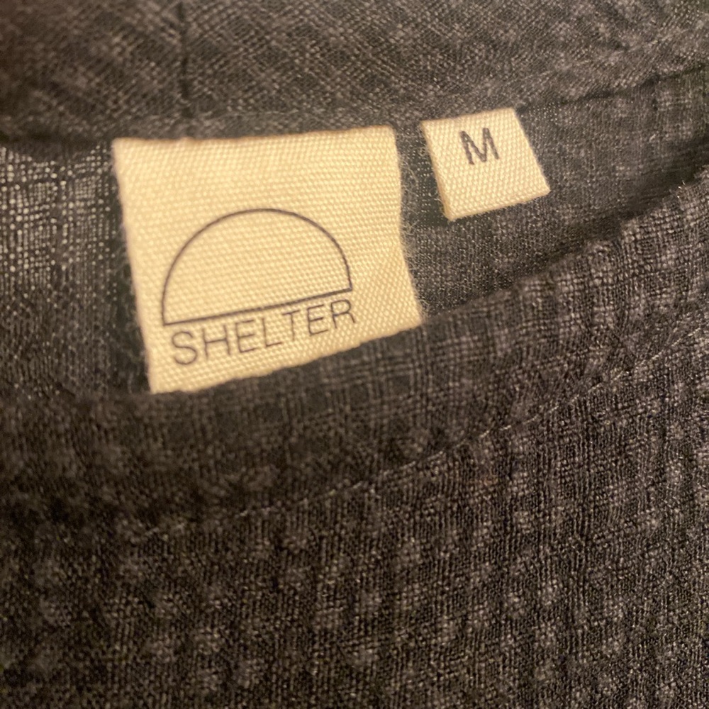 Mini Agnes Dress in Black Woven from Shelter Clothing (slow fashion) - Picture 8 of 8